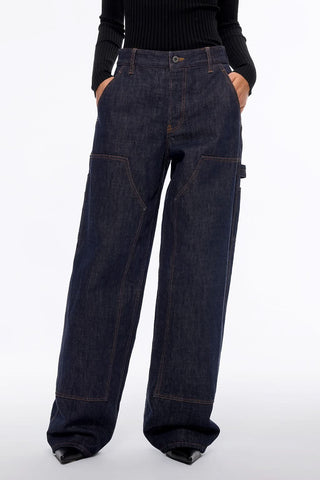 Utility Wide-Leg Jeans