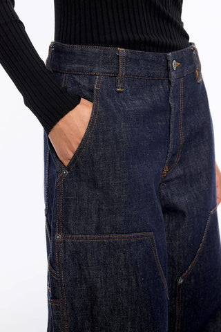 Utility Wide-Leg Jeans