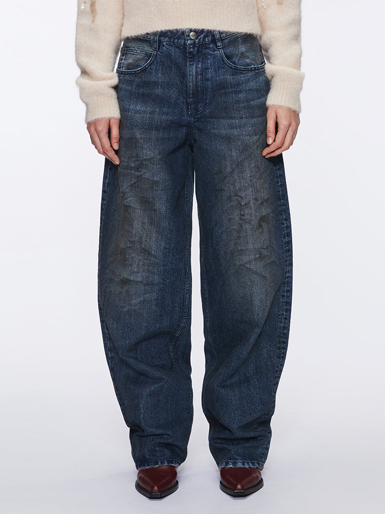 Vintage Barrel Leg Jeans