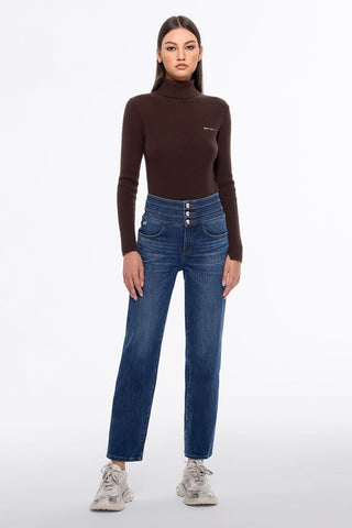 High Rise Stretch Jeans