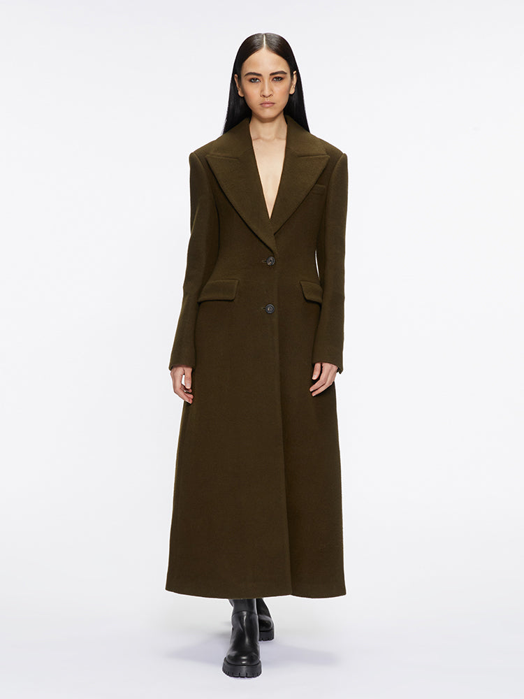 Tailored Double-Faced Wool Coat