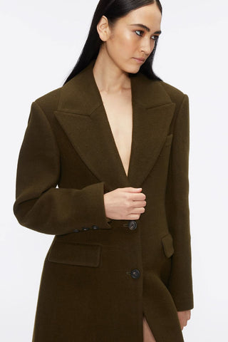 Tailored Double-Faced Wool Coat