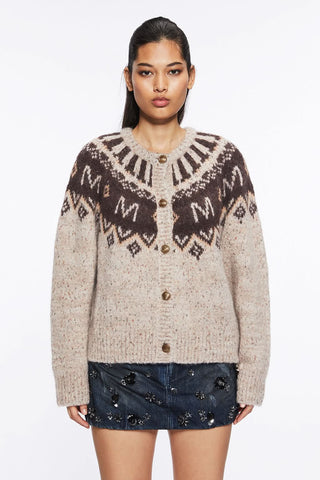 Jacquard Cardigan