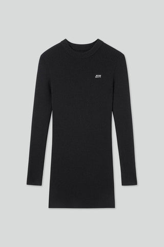 Slim Fit Wool-Blend Dress