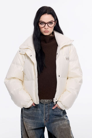 Cropped Puffer Jacket