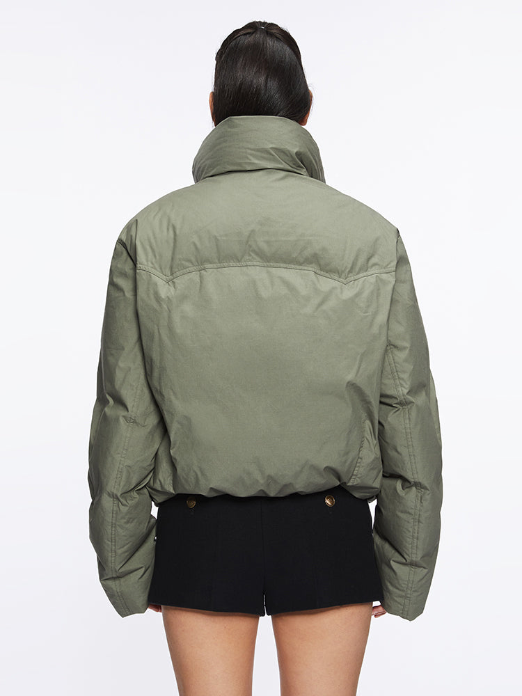 Cropped Puffer Jacket