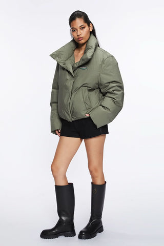 Cropped Puffer Jacket