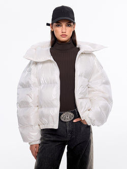 Puffer Jacket With Hood