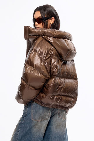 Puffer Jacket With Hood