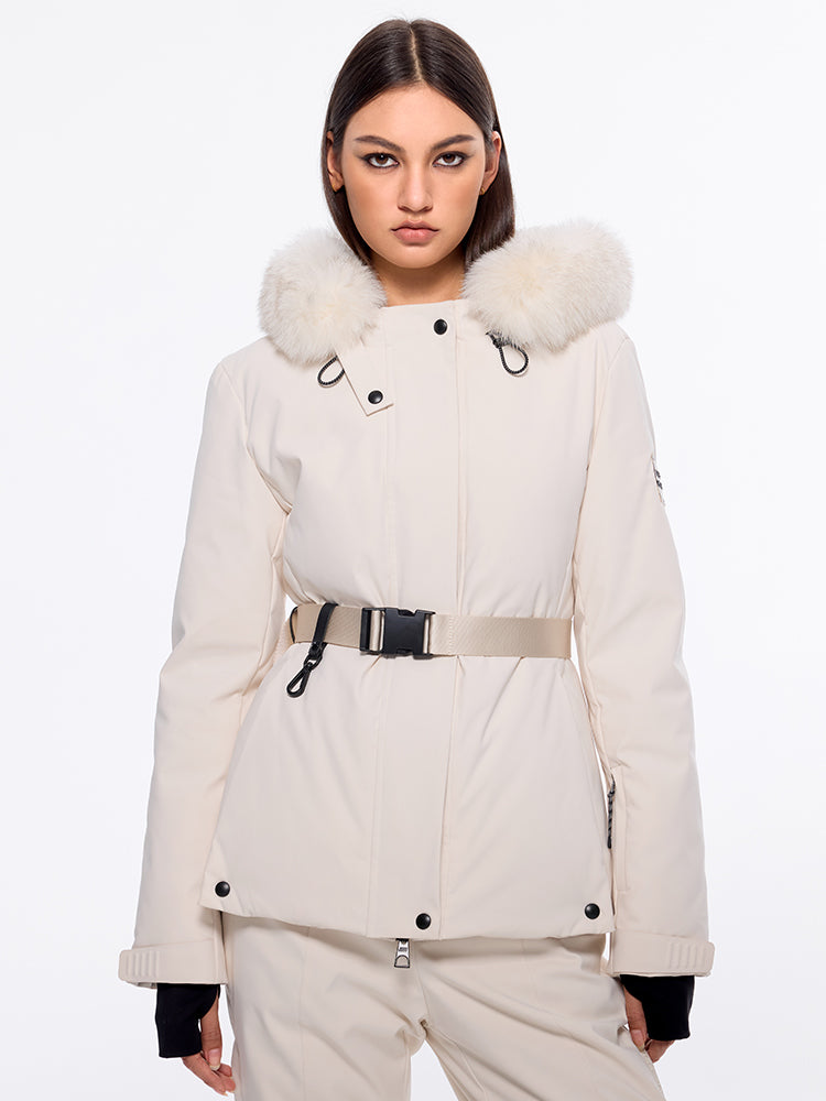 Detachable Fur Puffer Jacket