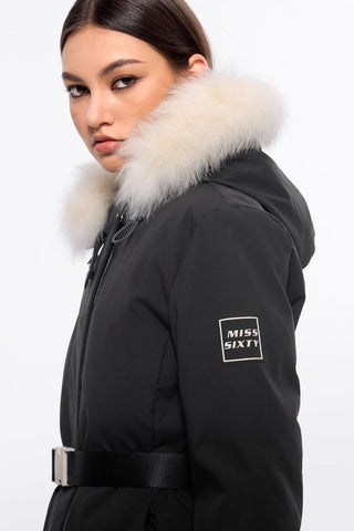 Detachable Fur Puffer Jacket