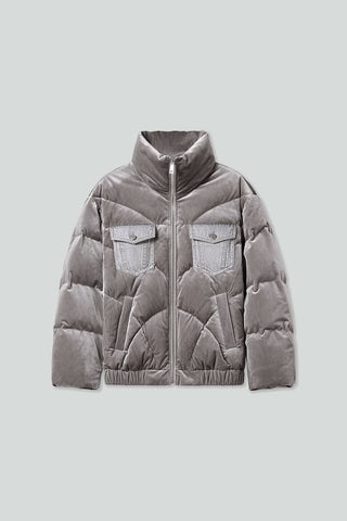 Vintage Cargo Style Down Jacket