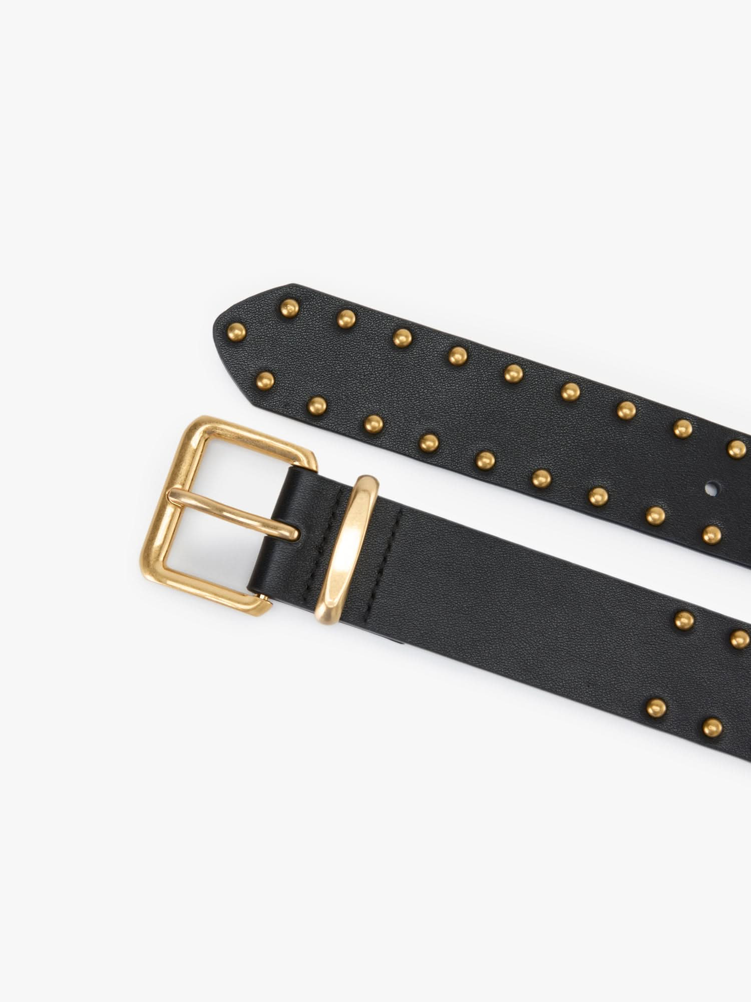 Studded Leather Belt