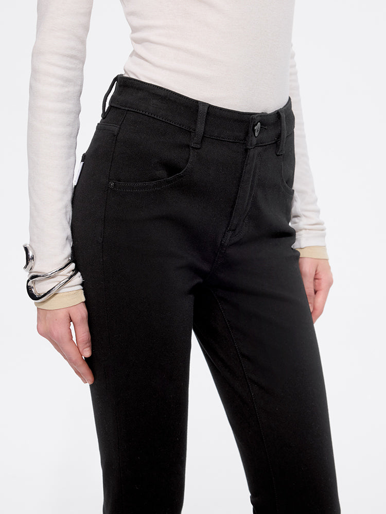 Stretchy Slim-Fit Pants