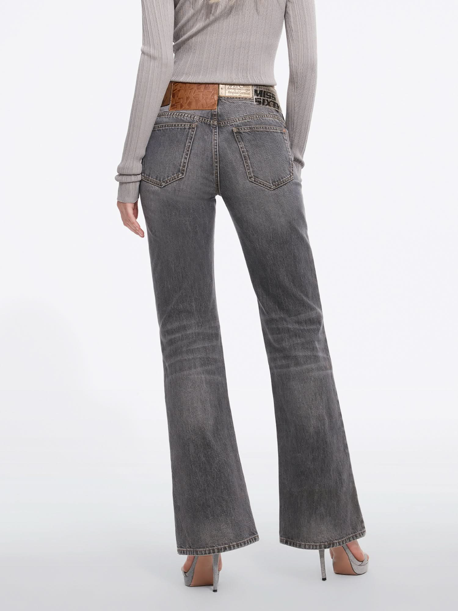 Low-Rise Flared Jeans