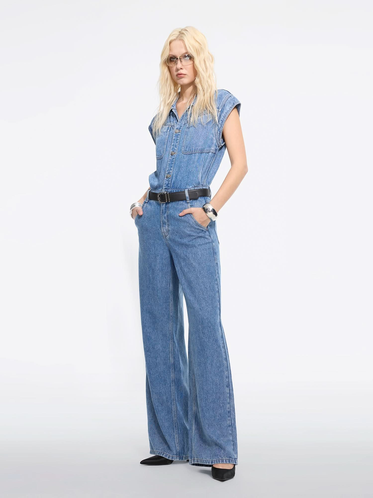 Vintage Denim Jumpsuit