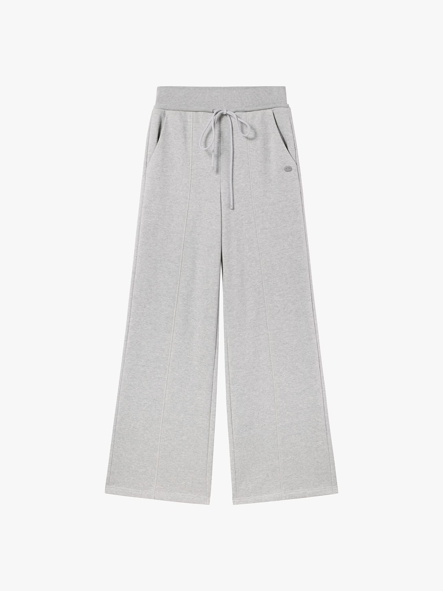 Wide-leg sweatpants