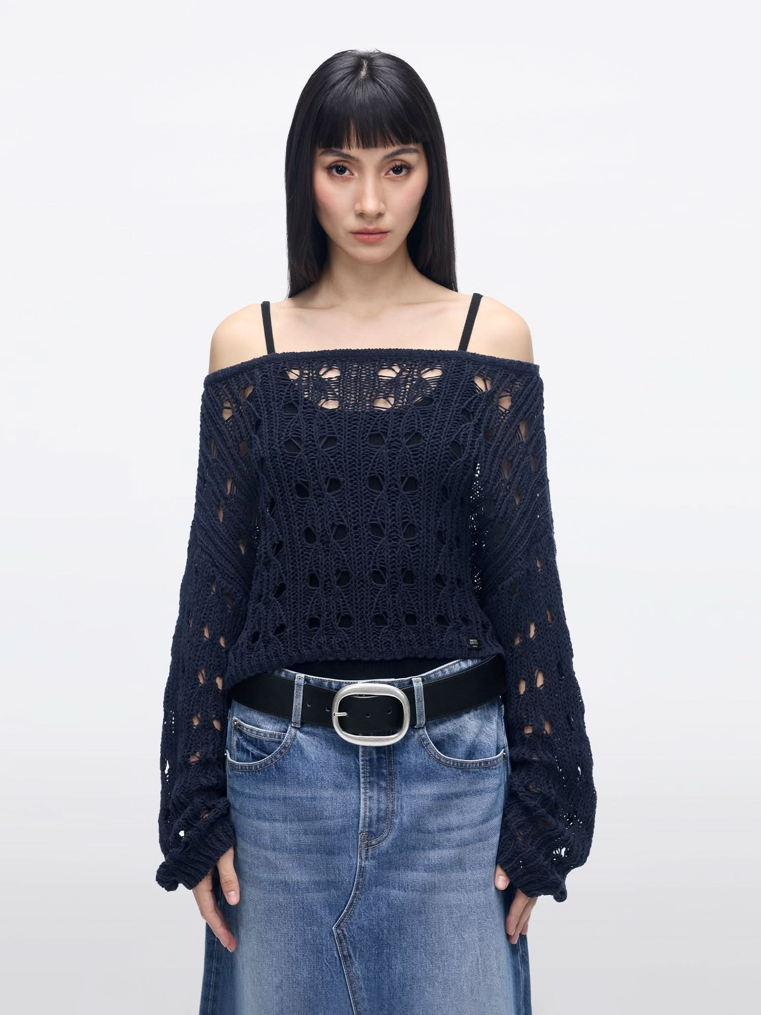 Crochet Knit Top