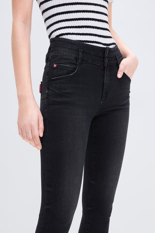 Black Stretchy Skinny Jeans With Modal Cotton Blend