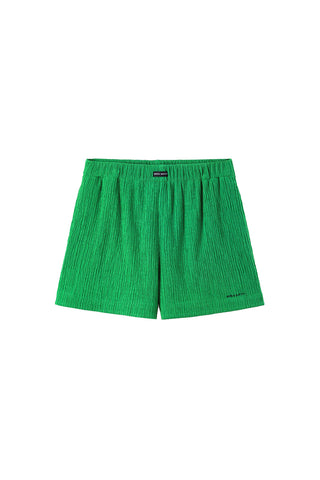 Green Casual Shorts