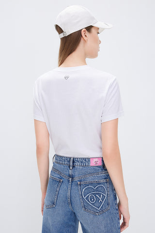 Miss Sixty x ANDRÉ SARAIVA Capsule Collection Neon Graphic Short Sleeves T-Shirt