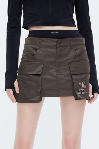NFT Capsule Cargo Style Short Skirt
