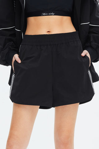 Elasticated Waist Sporty Shorts