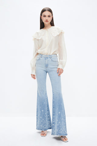 Apricot Shirt With Tencel