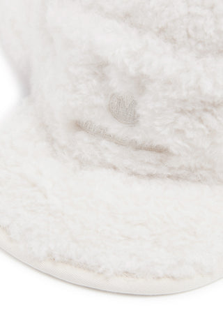 White Fleece Lamb Wool Ear Flap Hat