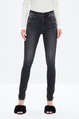Black And Gray Skinny Jeans