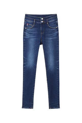 Two Buttons Stretchy Slim Fit Jeans