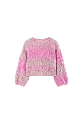 Retro Colorful Loose Casual Knitted Sweater
