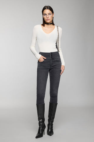 Sexy V-Neck Stretch Slim Fit Knit Wear