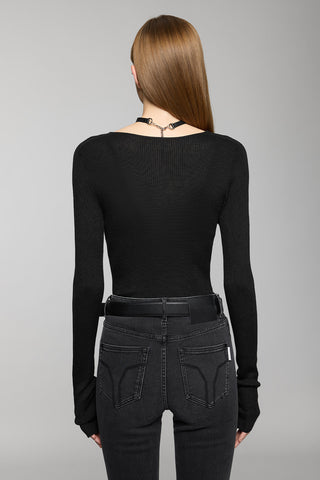 Sexy V-Neck Stretch Slim Fit Knit Wear