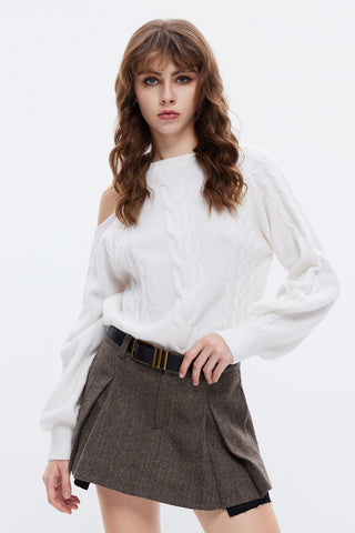 Sexy Off-Shoulder Knit Top
