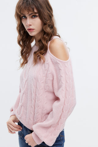 Sexy Off-Shoulder Knit Top