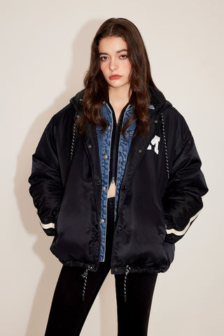Hooded Casual Sporty-Style Down Jacket