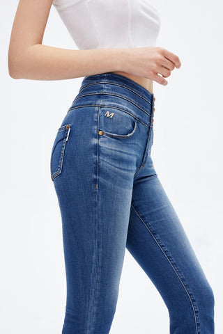 Acetate High Waist Fit Jeans
