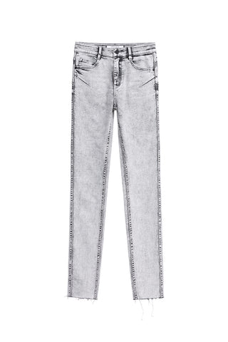 Light Grey Stretch Skinny Fit Jeans