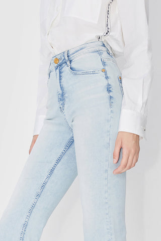 Cool Acetate Flared Jeans