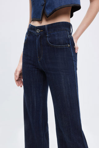 Low Waist Slight Flared Jeans