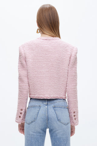 Elegant Pink Woolen Coat