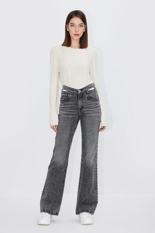 Boucle Beaded Shirt With Straps