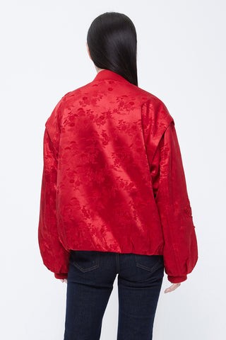 Forbidden City Culture Development Silk-Blend Jacquard Jacket With Embellishment