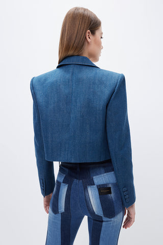 Retro Denim Blazer