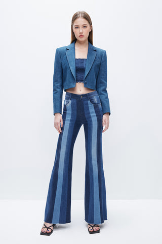 Retro Denim Blazer