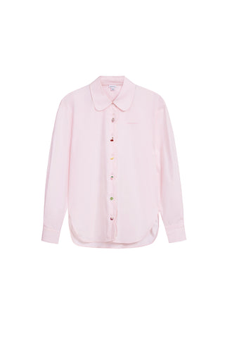 Fruit Decoration Beaded Shirt