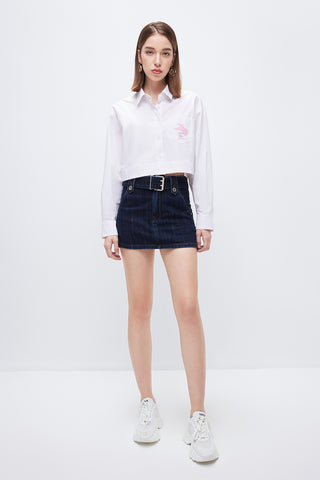 Miss Sixty x ANDRÉ SARAIVA Capsule Collection Cropped Shirt