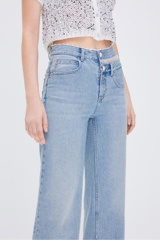Baggy Stylish Acetate Denim Jeans