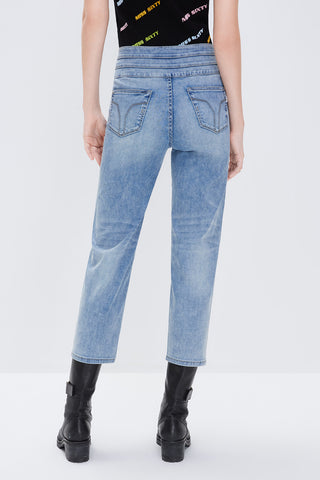 High Rise Stratght Fit Leg Jeans